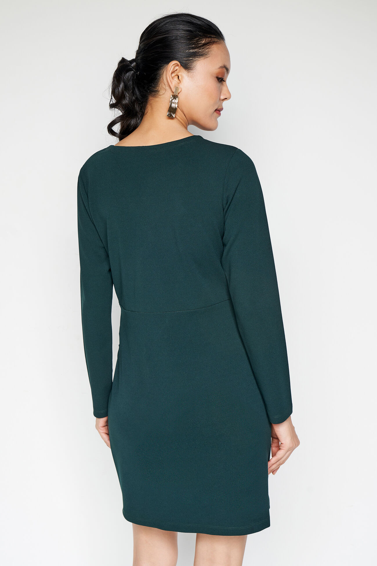 Vanessa Mini Dress, Emerald Green, image 5